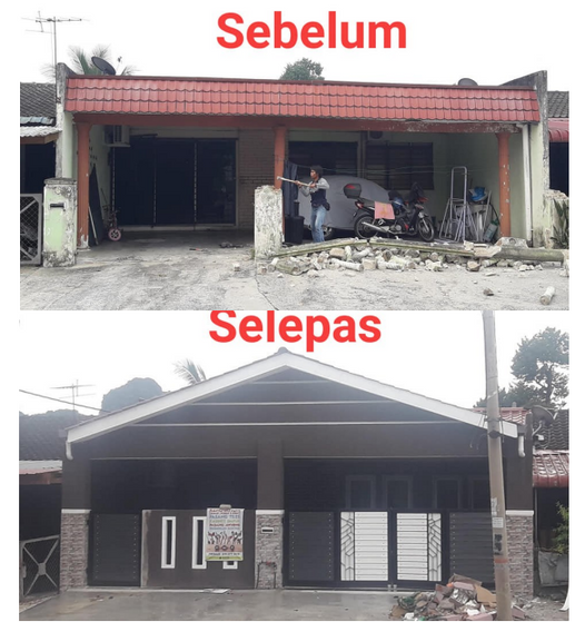 AB BIZ ONE house renovation before and after
